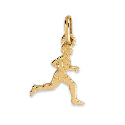  Pendentif Coureur Or Jaune