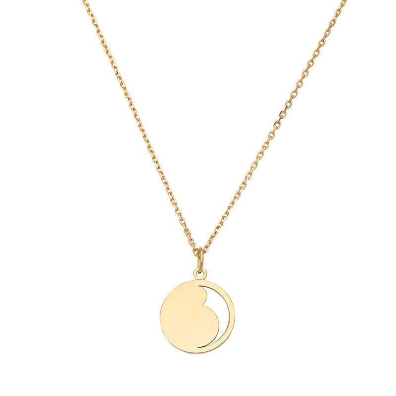  Pendentif Femme Enceinte En Or - B.doo