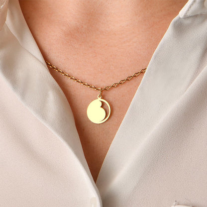 Pendentif Femme Enceinte En Or - B.doo