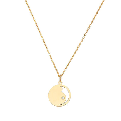  Pendentif Femme Enceinte Or Et Diamant - B.doo