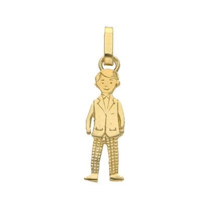  Pendentif Garçon Or Jaune 18K – Lucas Lucor