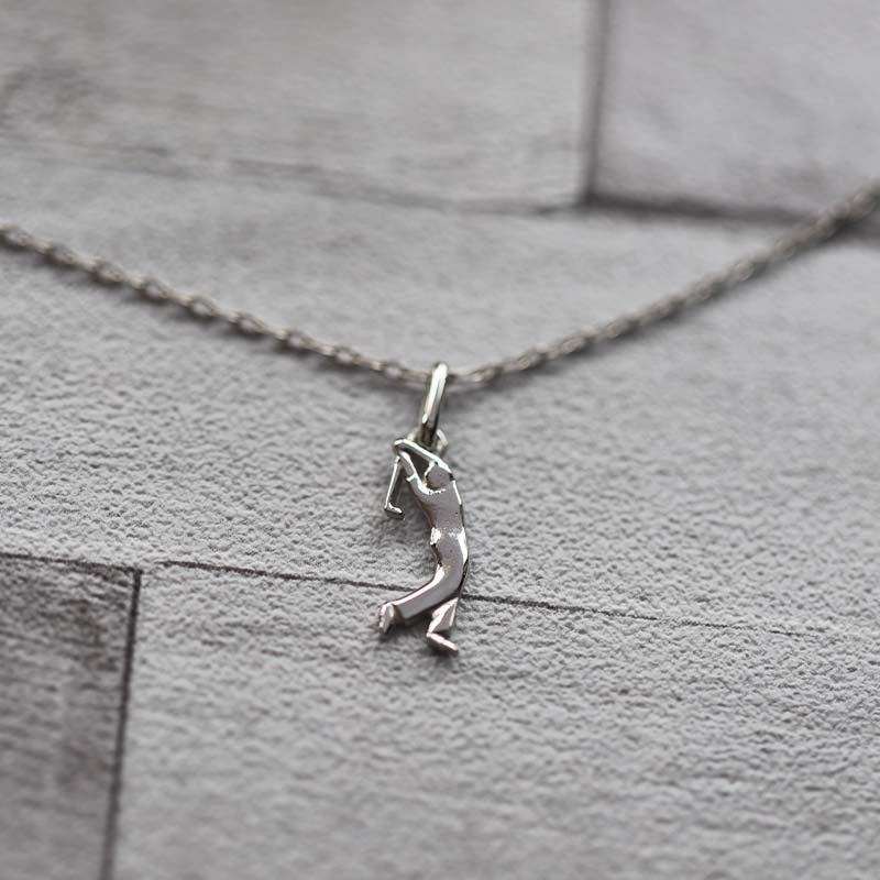  Pendentif Golfeur Or Jaune