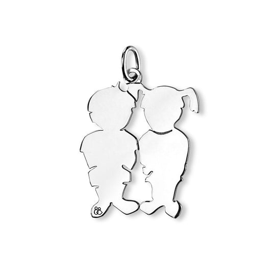  Pendentif Jumeaux Argent - La Fa Mi