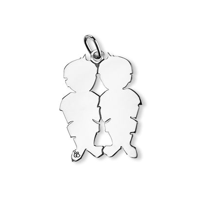  Pendentif Jumeaux Argent - La Fa Mi