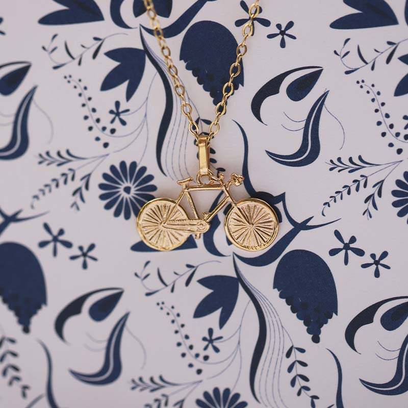  Pendentif VTT Or Jaune