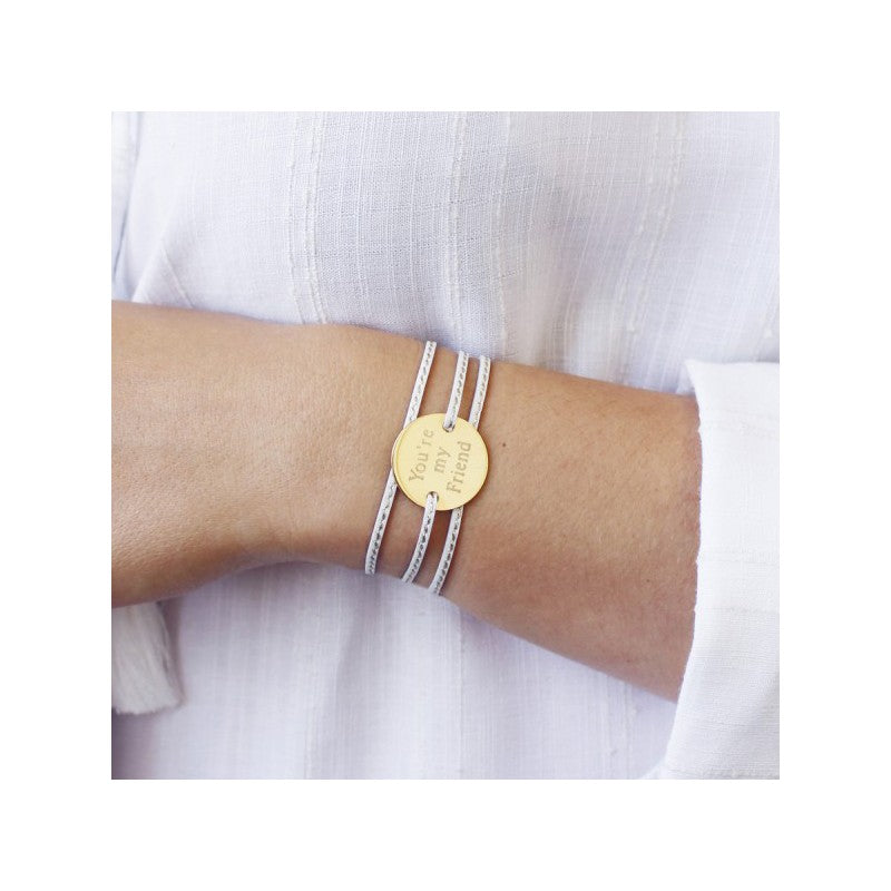  Petits Trésors : Bracelet Amazone Family Plaqué Or