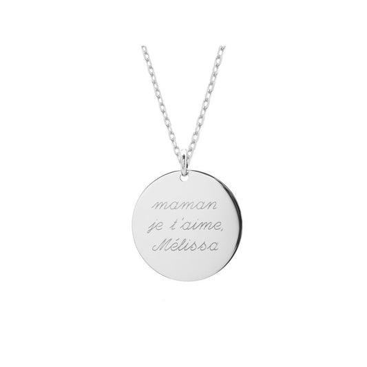  Petits Trésors : Pendentif Message D'amour Argent