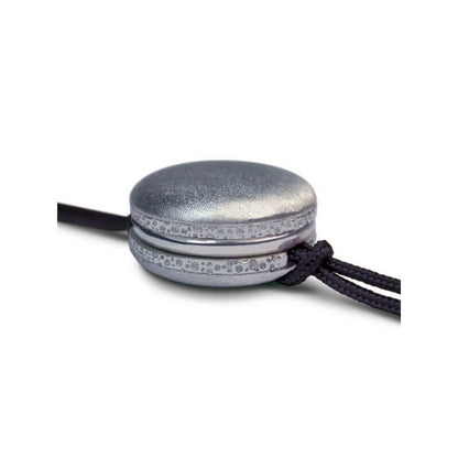  Pompadour : Bracelet Macaron Argent (petit Modèle)