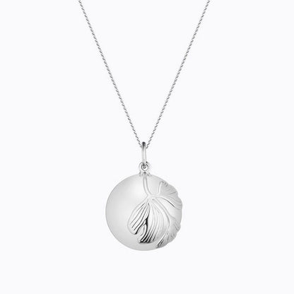  Sautoir Future Maman Ginkgo Argent - Ilado